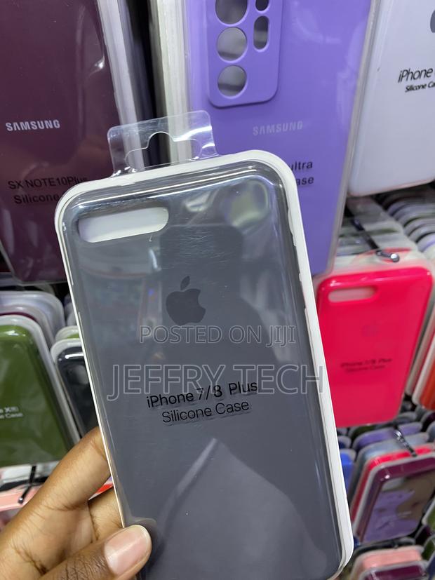 Silicone Rubber Case Flexible Cover for Apple iPhone 7/ 8 - thumbnail 2