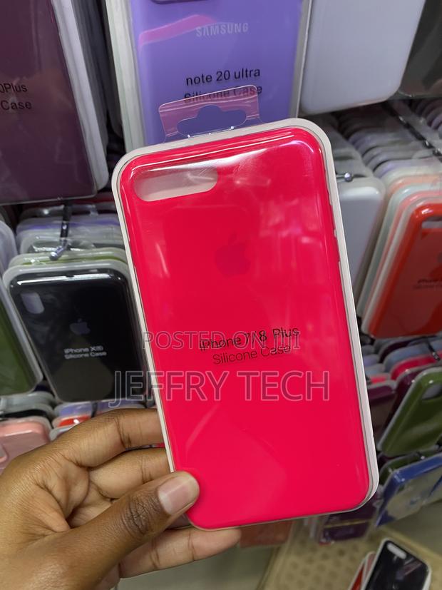 Danbey Liquid Silicone iPhone 7 Plus / 8 Plus Case-Hot Pink - thumbnail 2