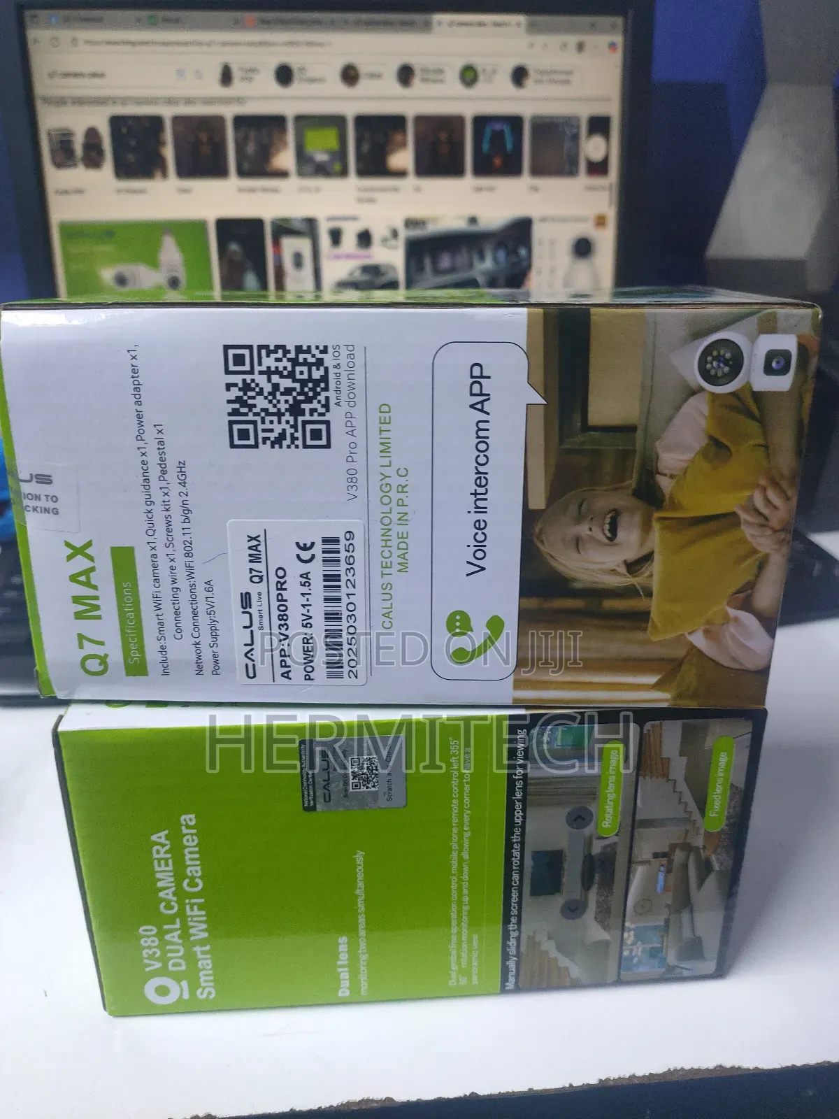 Calus Wifi Camera Supports 128gb 2-Way Audio Talk