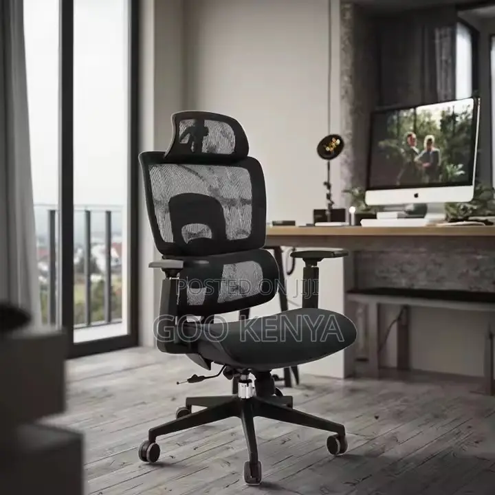Office Chair ; Ergonomic Chair With Adjustable Headrest