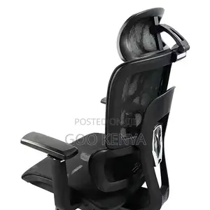 Office Chair ; Ergonomic Chair With Adjustable Headrest
