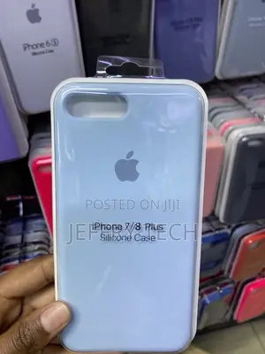Symoo iPhone 8 Plus and 7 Plus Liquid Silicone Case-Blue