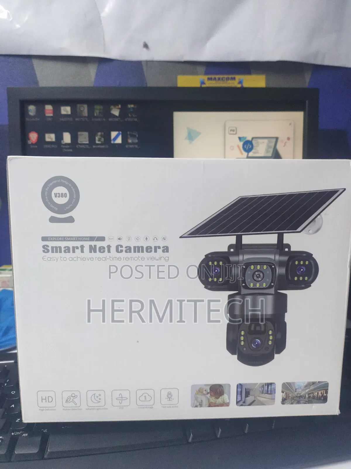 4g V380 High Definition Motion Sensor PTZ 2 Way Talk