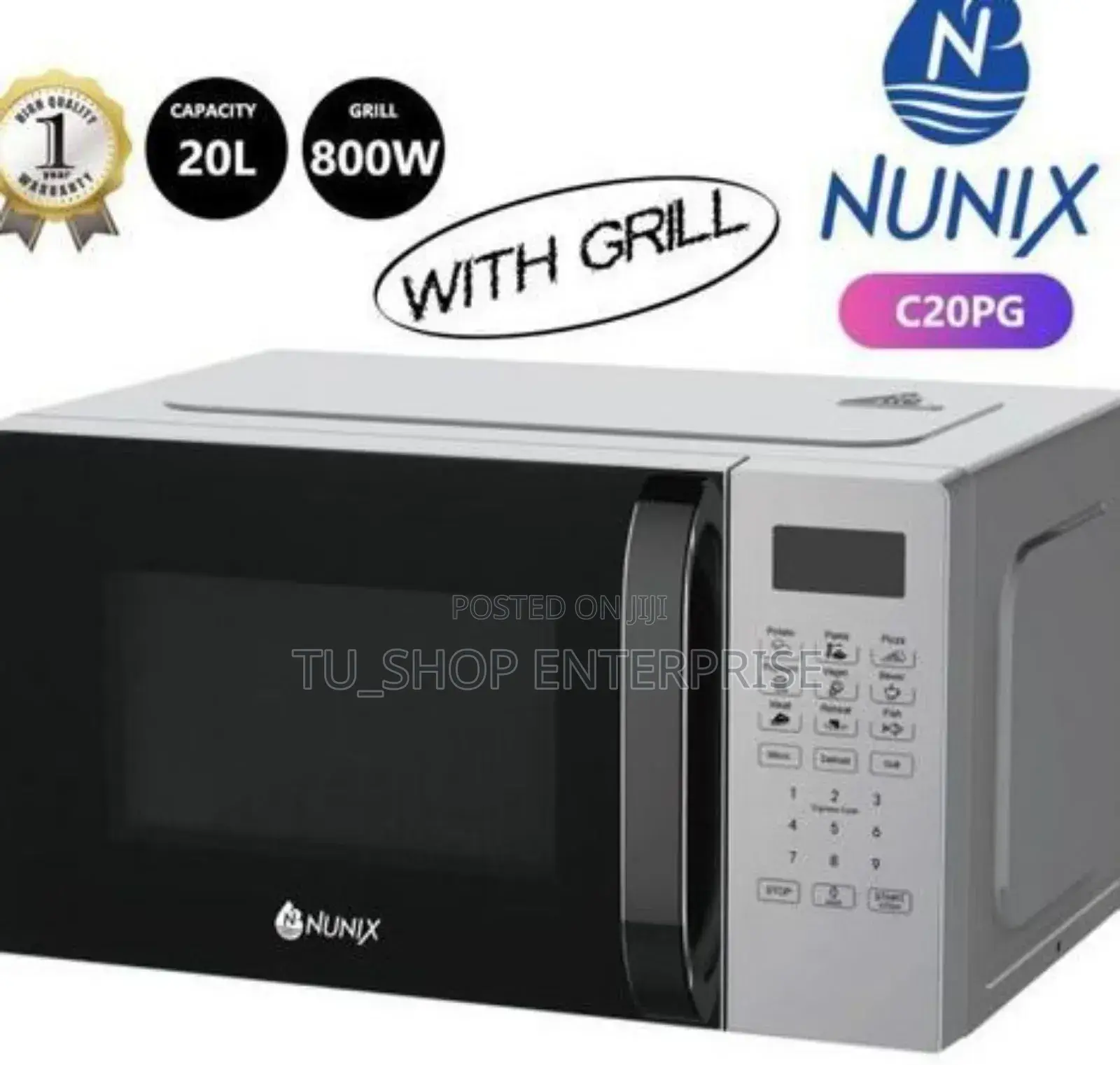 Microwave!!Nunix 20l Digital Electric Oven and Grill