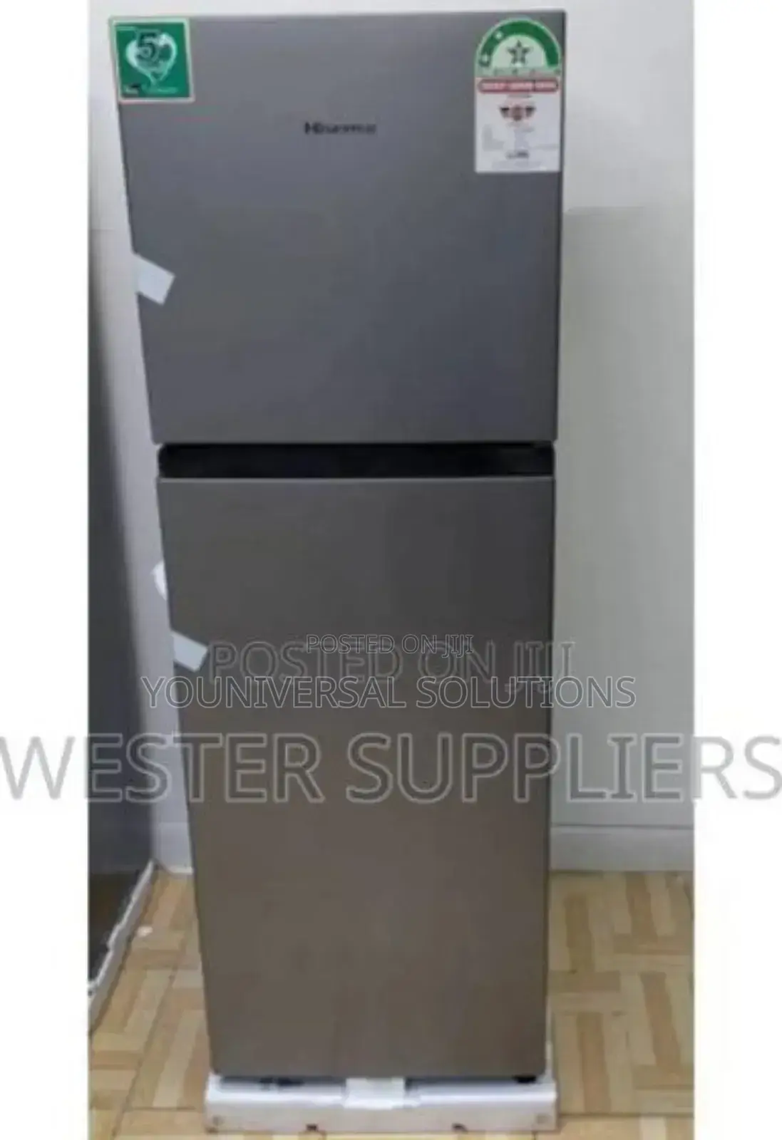 Hisense Fridge 154 Liters Frost Black Two Door