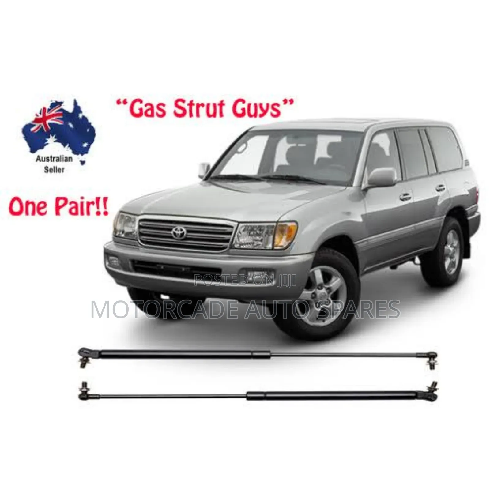 Landcruiser  V8100 Series Bonnet Gas Struts