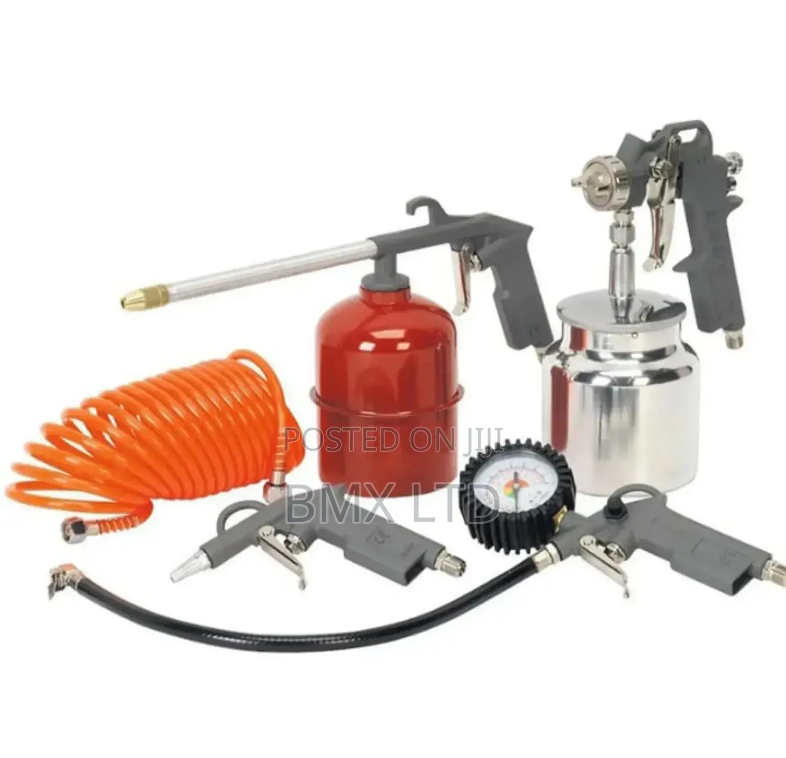 High Pressure Spray Gun Set 5pcs Pneumatic Air Compressor
