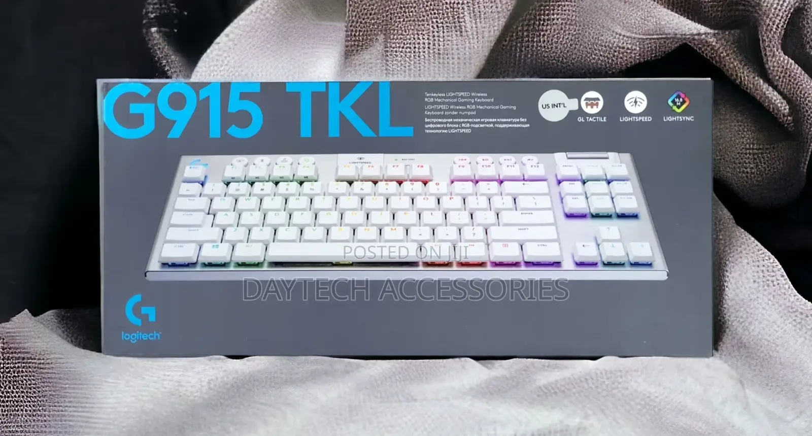 Logitech G915 Lightspeed TKL Gaming Keyboard Wireless -White