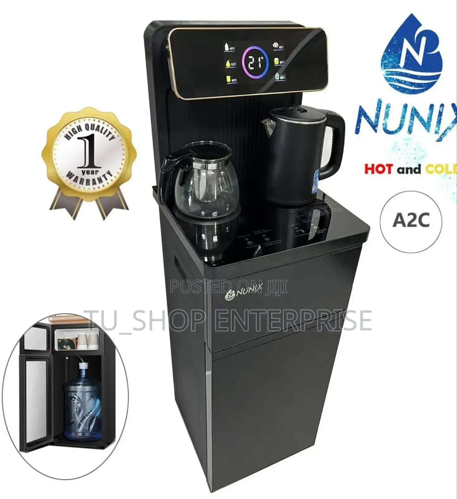 Nunix A2c Hot and Cold Bottom Load Water Dispenser