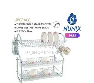 Dish Rack! - 3 Tier + Drain Board