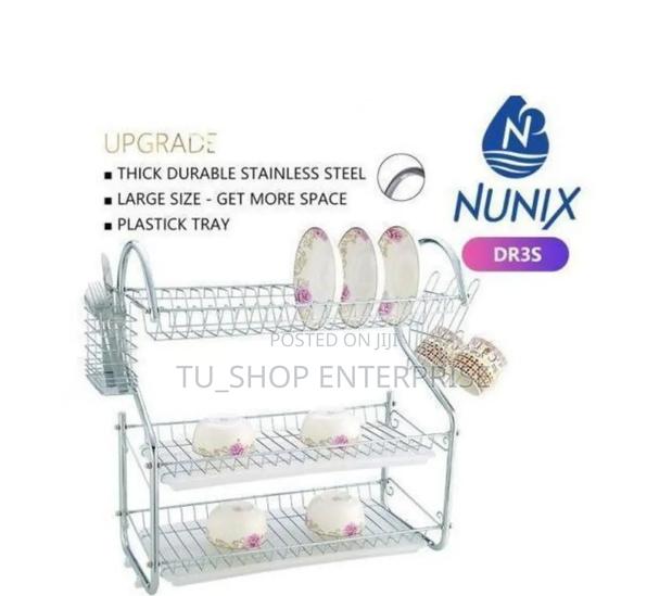 Dish Rack! - 3 Tier + Drain Board