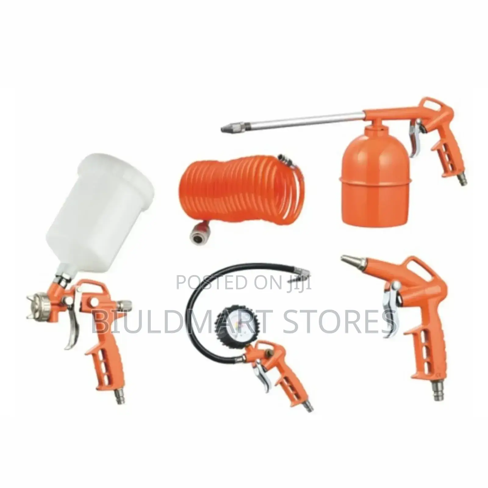 Suction Gravity Spray Gun 5 PCS Air Tool Kit