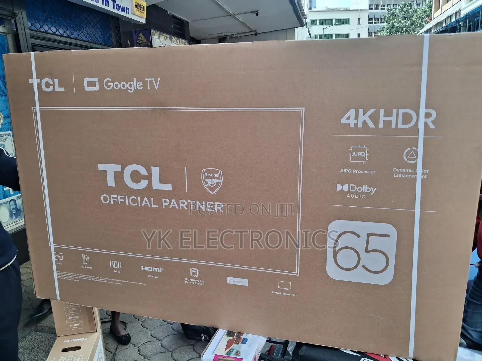 TCL 65′′ V6c (New 2025) HDR Google TV – 65v6c
