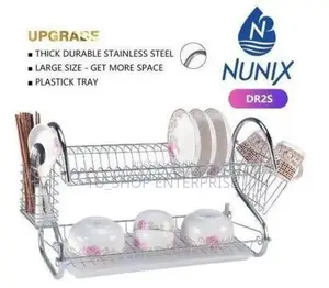 Dish Rack##Nunix 2 Tier Kitchen Stainless Utensils