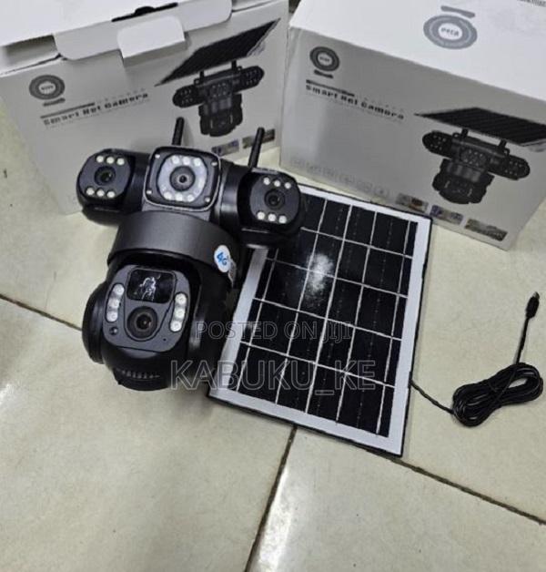 Solar Camera Triple Lens 4g Solar V380 Tripple Lens