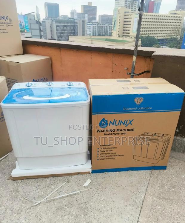 Nunix 7.5kgs Twin Tub Washing Machine