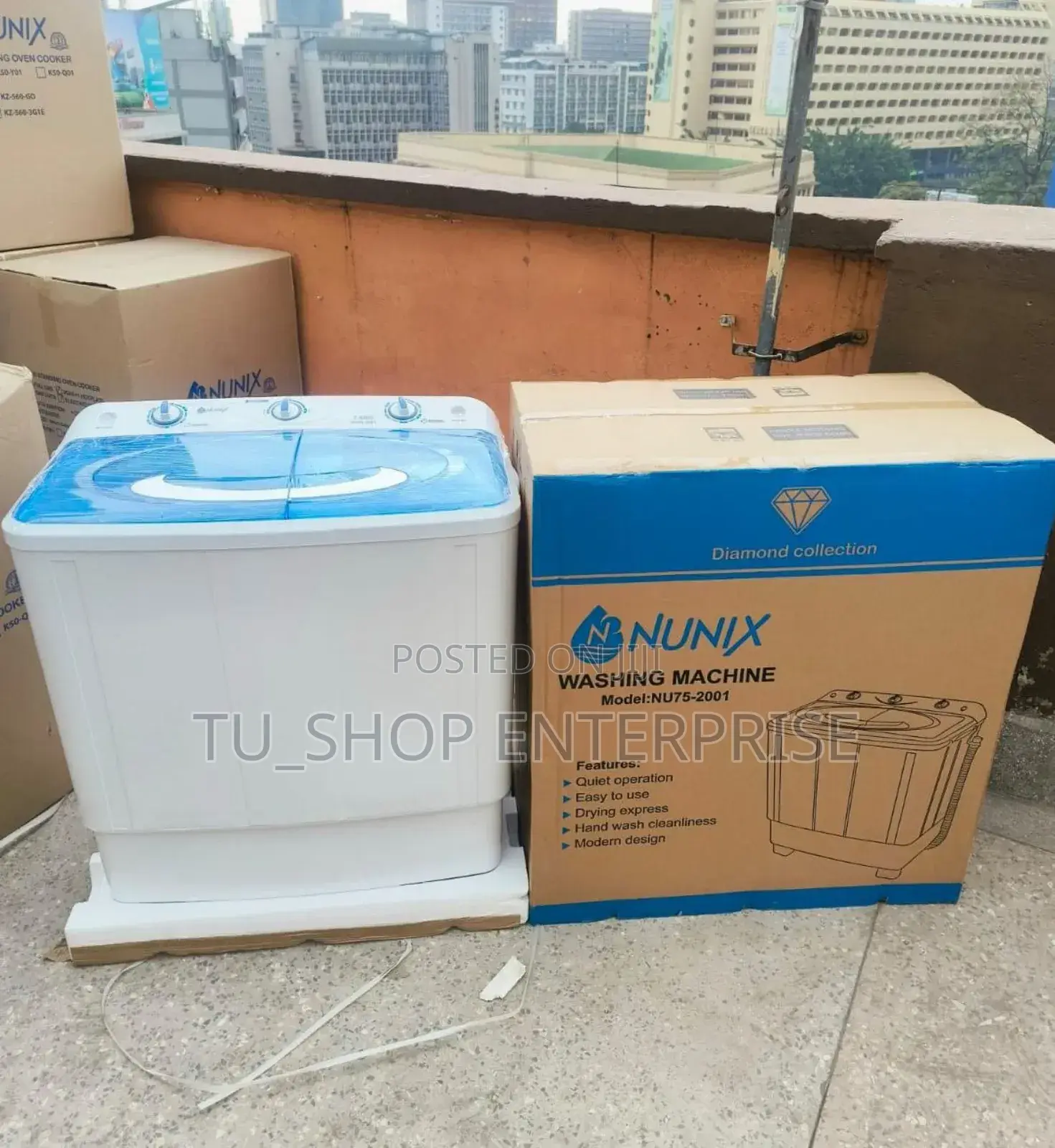 Washing Machine! Nunix 7.5kgs Twin Tub