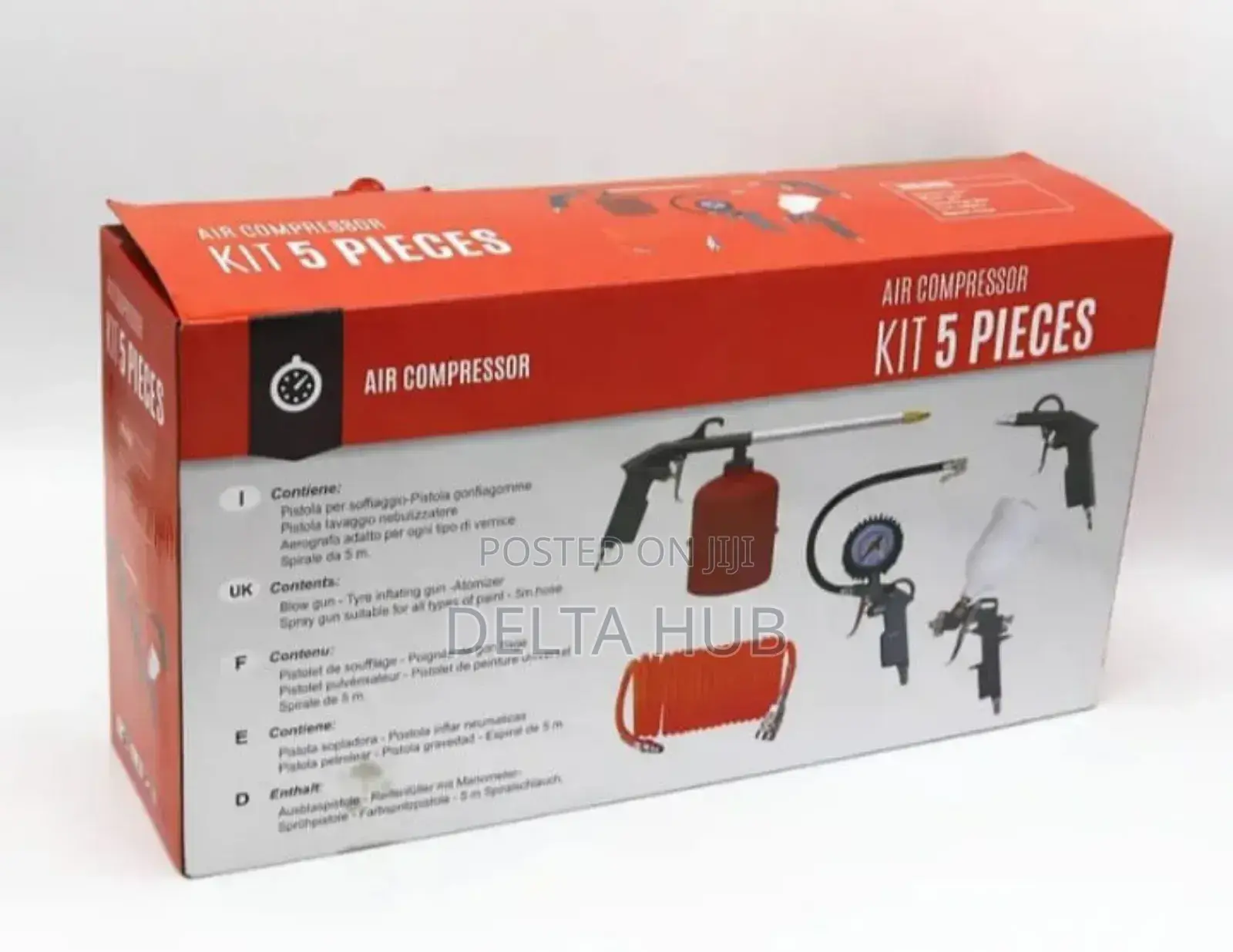 Air Tool Kit 5pcs Pneumatic Portable Tools