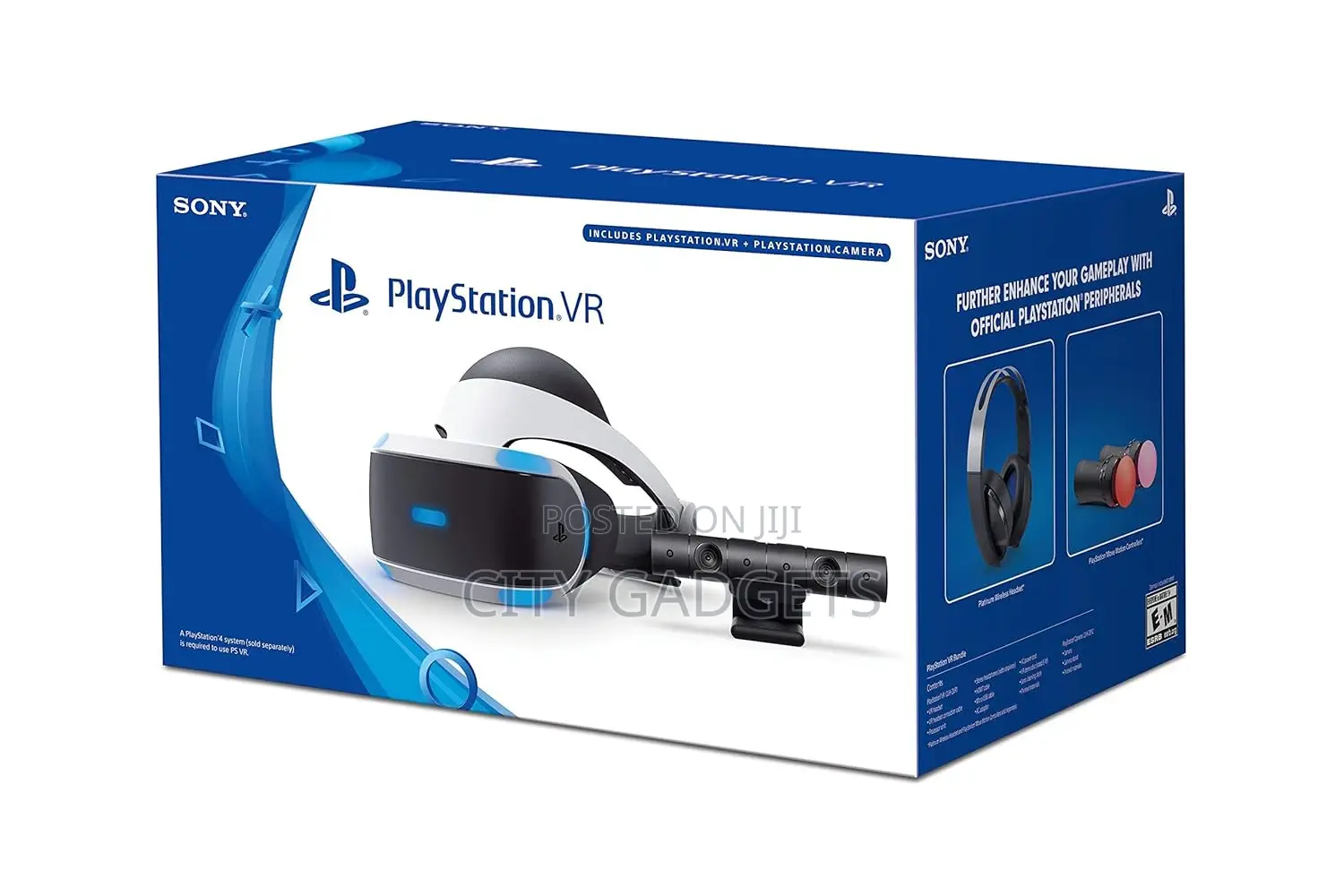 Playstation Vr Headset + Camera Bundle Used, No Box