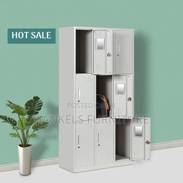 9 Door Metal Locker for Storage