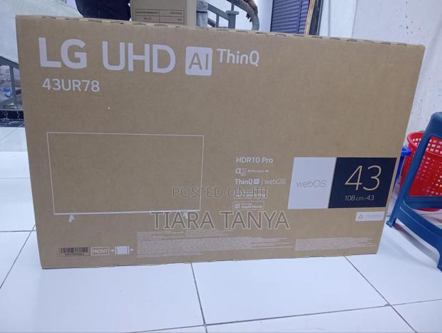 Lg 43" Smart Uhd Ai Thin Q Webos Led Tv Ur78 - main view