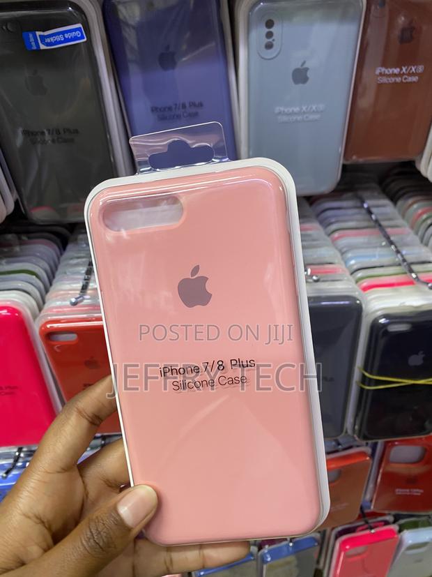 Anuck iPhone 8 /7 Silicone Gel Rubber Case-Pink - thumbnail 3