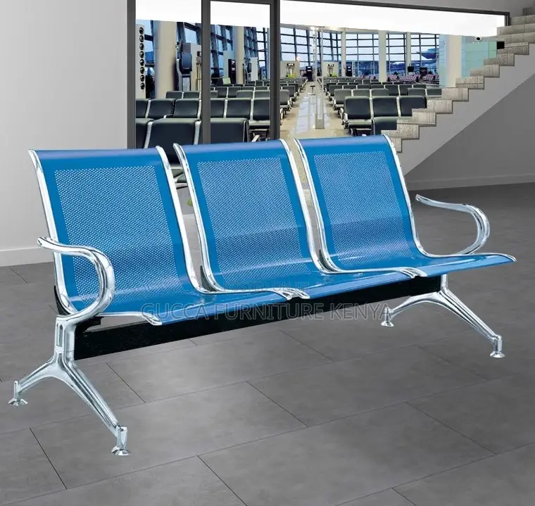 Benches: Hospital Waiting Room Metallic Bench for 3-User