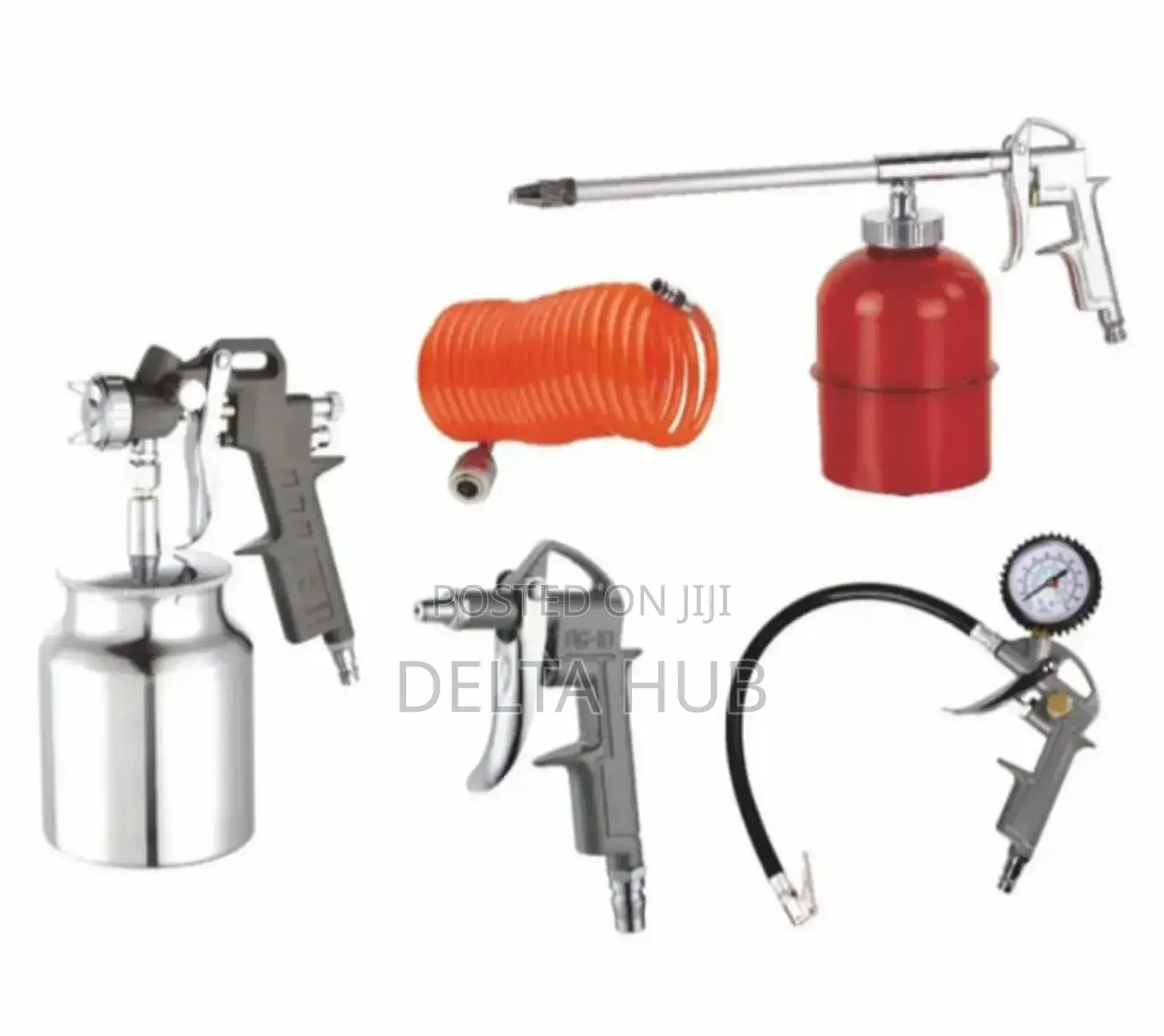Popular Garage Air Compressor 5pcs Spray Gun Tool Kit
