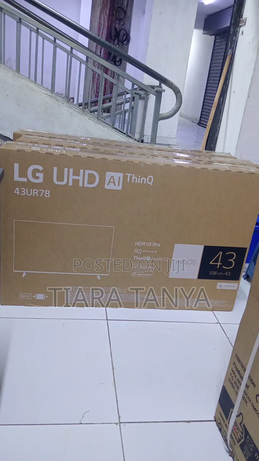 Lg Uhd Ai 43" Ur78006 Smart Tv