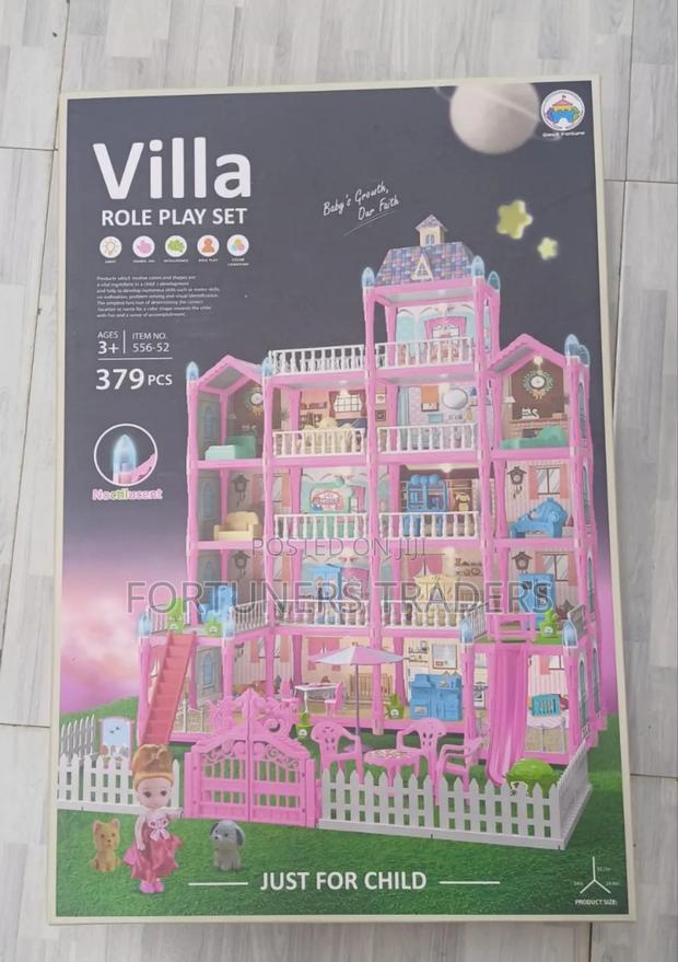 Doll House Luxury Villa Diy Assemble