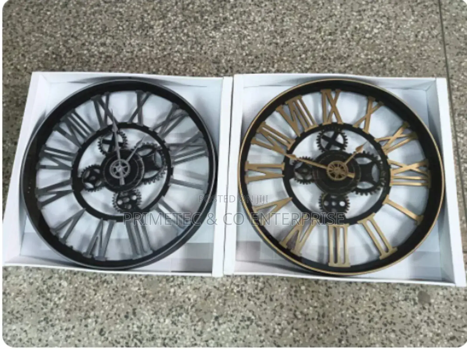 4 Gear Roman Vintage Wall Clock
