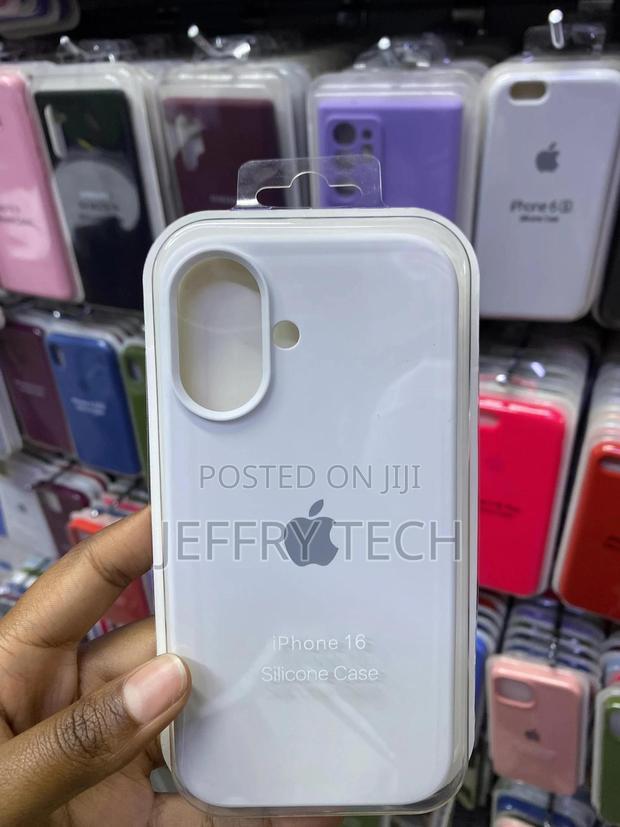 Amytor iPhone 16 Silicone Slim Shockproof Case- Sky Blue - main view