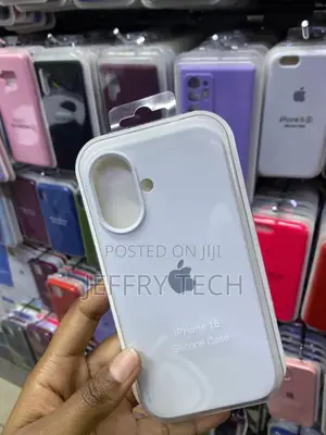 Amytor iPhone 16 Silicone Slim Shockproof Case- Sky Blue