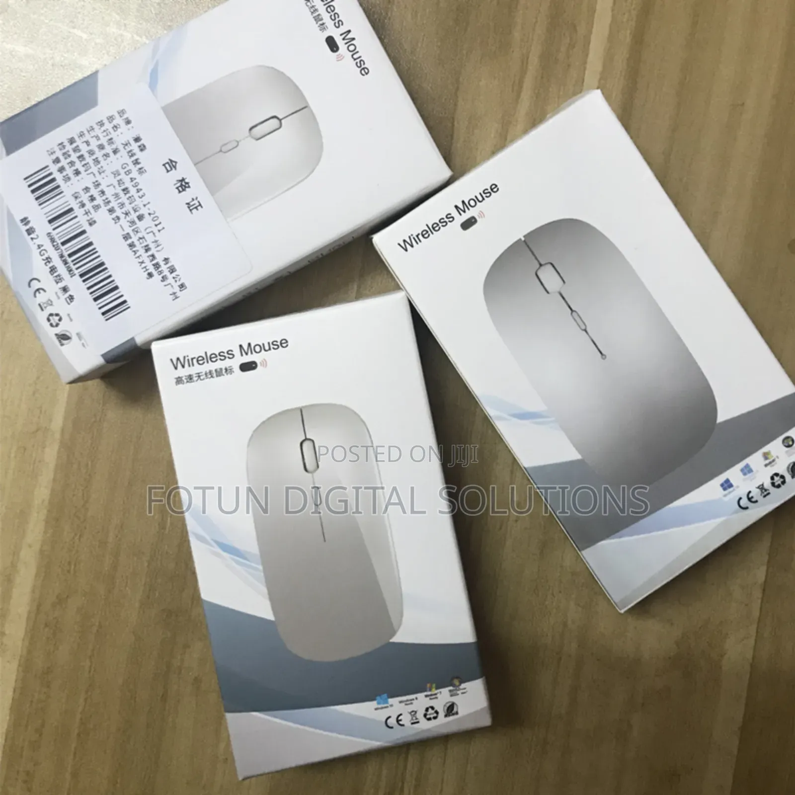 Silent Rechargeable Mouse–Comfortable Grip, Built-in Battery