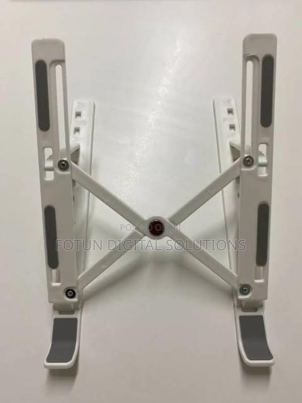 Foldable Metal Laptop Stand – Ergonomic Portable Riser - main view