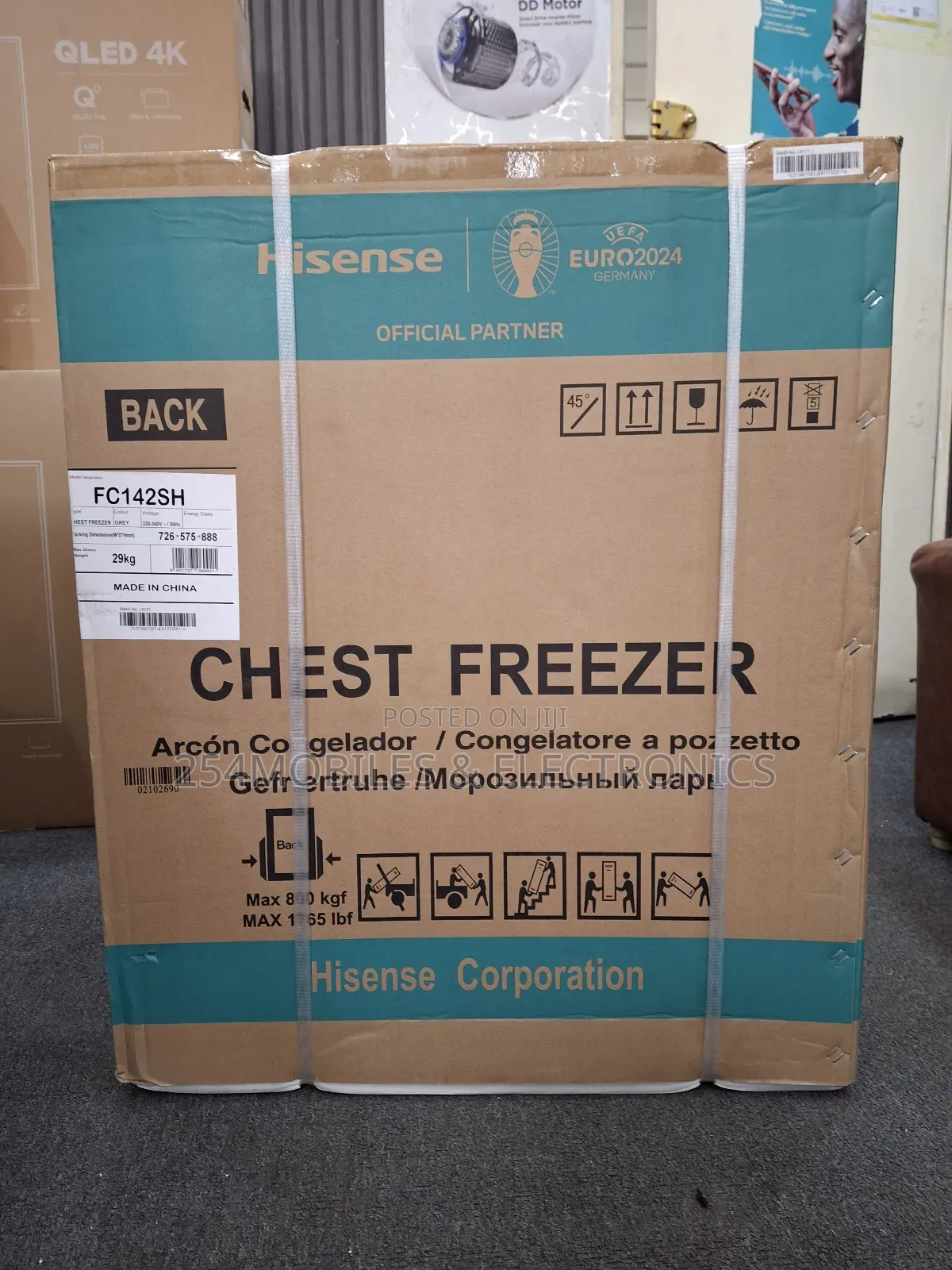 Hisense 144l Chest Freezer (Grey) Fc142sh