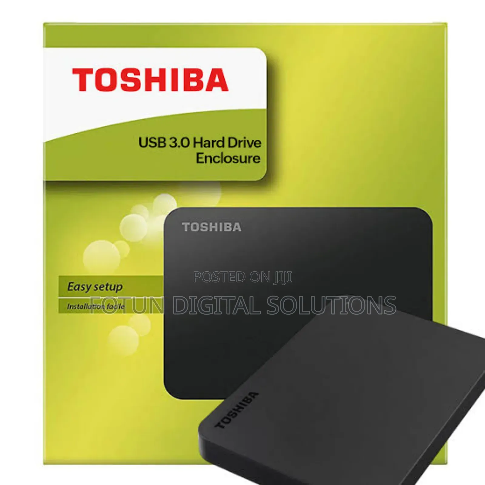 Toshiba 3.0 External HDD Casing –Usb Powered for 2.5” Drives