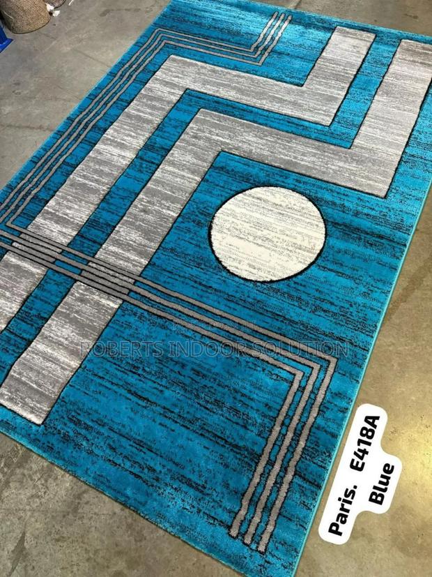 Blue and Grey Paris Carpet Restocked - main view