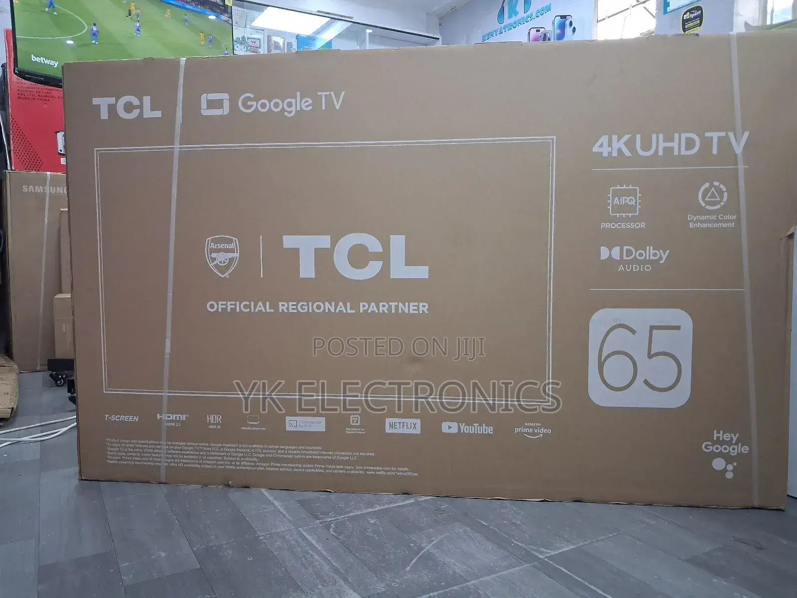 TCL 65v6b 65 Inch Uhd Google Smart TV New Model