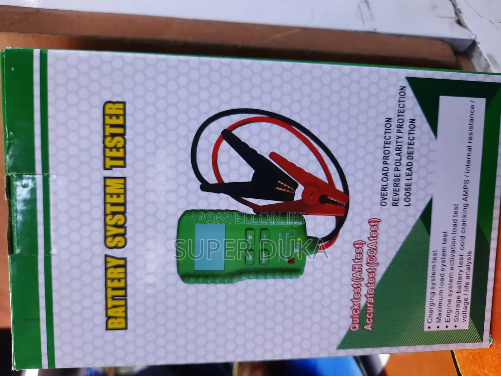 Battery System Tester 12v/24v. (Ah Cca Test)