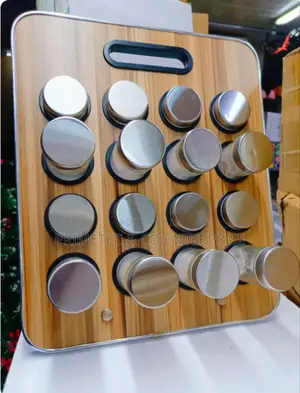 17pieces Spice Jars With Stand