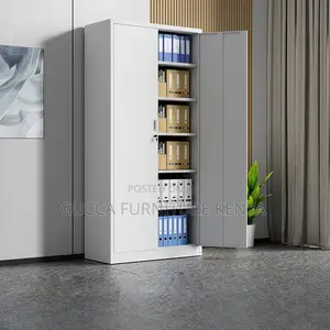 Cabinets: Casual White Storage Unit With Adjustable Shelving