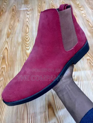 Mylo Handmade Original Leather Suede Chelsea Official Boots