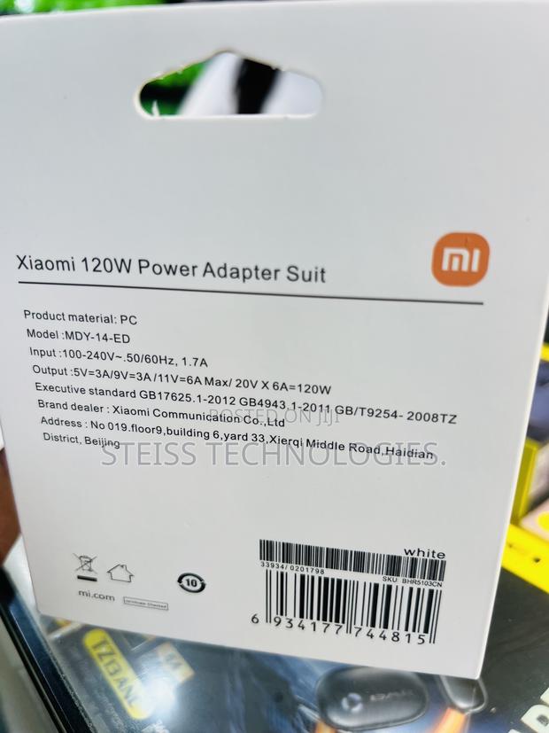 Xiaomi 120watts Type C Charger. - thumbnail 3