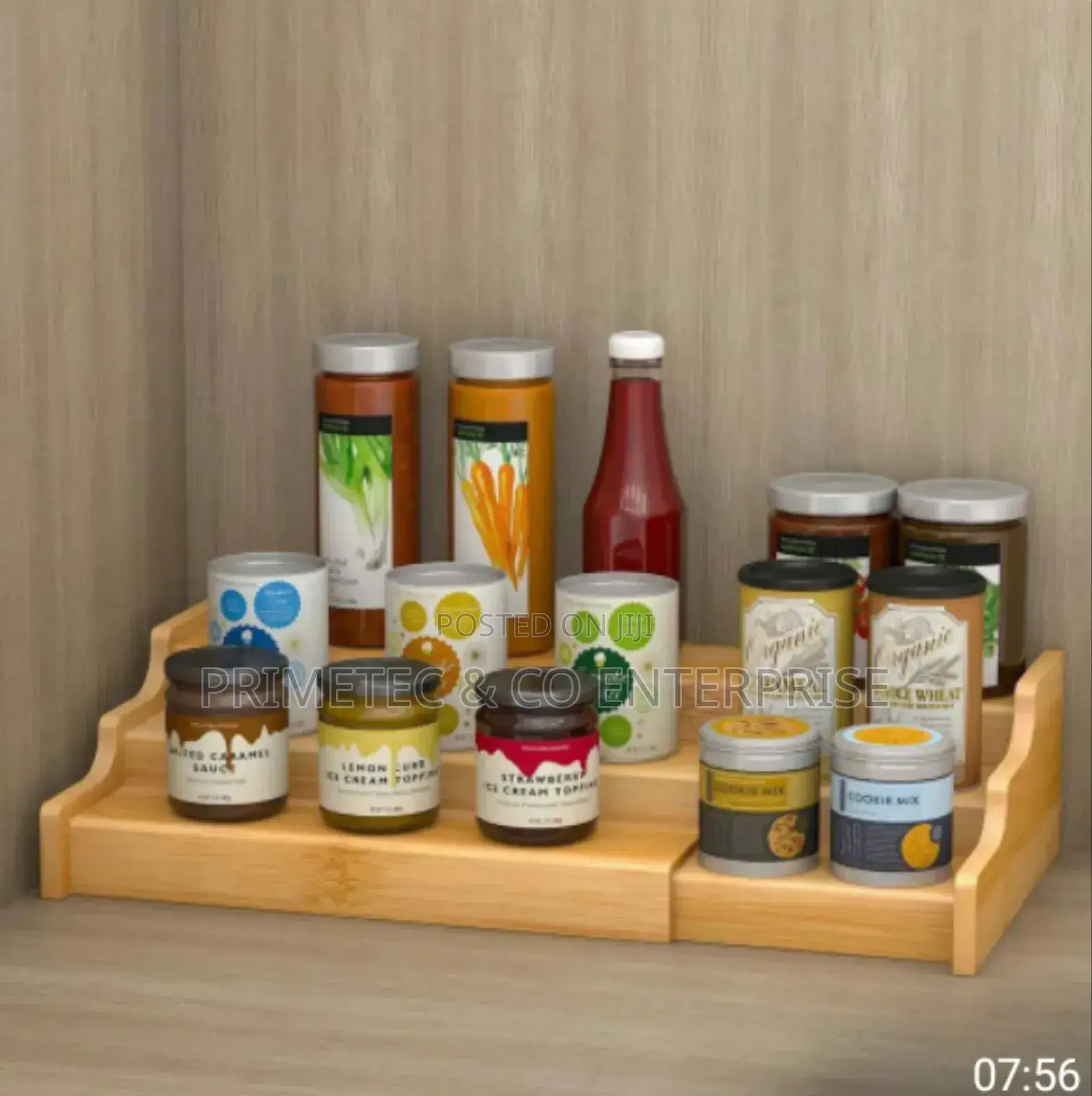 Expandable Wooden 3-Tier Rack