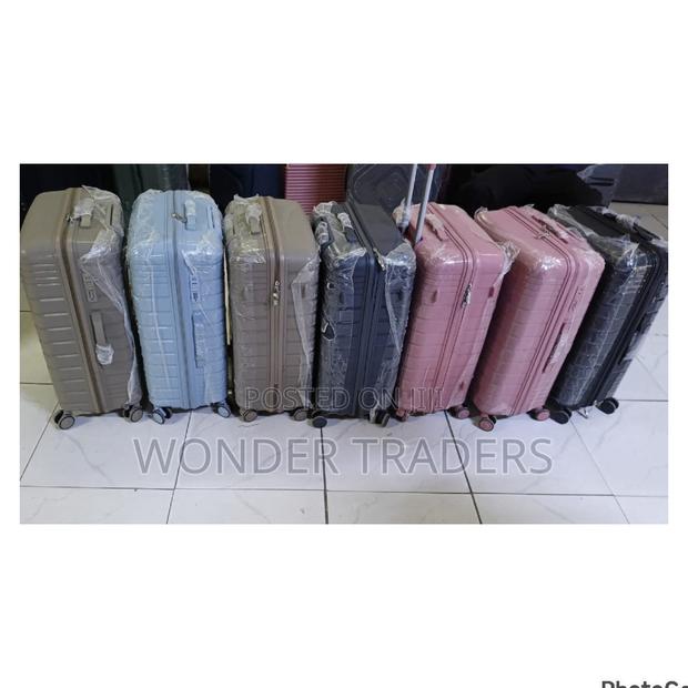 Fashion 3 in 1unbreakble Laxurious Rubber Suitcase Briefcase - thumbnail 3