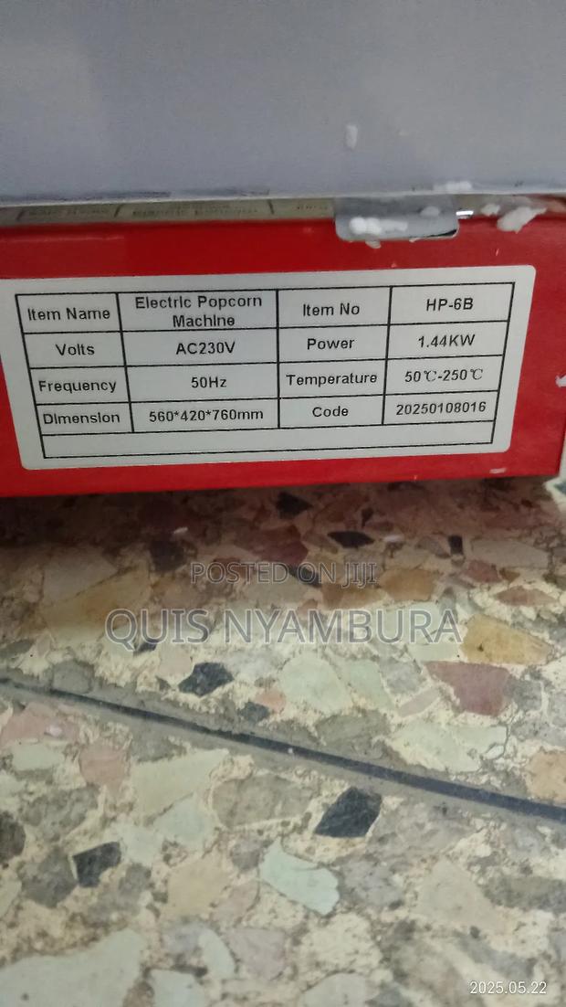 Imported Popcorn Maker/Electric Popcorn Machine - thumbnail 2