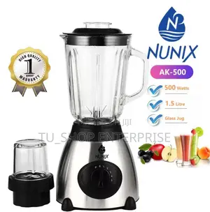Blender! Nunix Ak-500 Powerful 2 in 1 Blender With! 