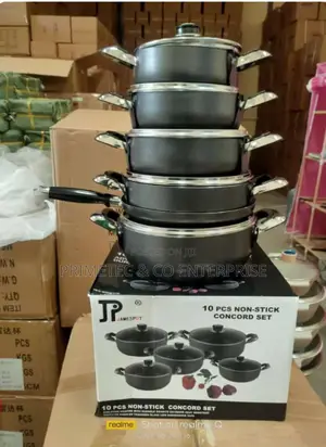 10 Pieces Heavy Duty Jp Non Stick Cookware Set