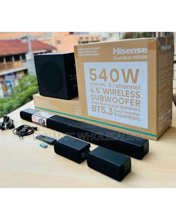 Hisense 540w Home Cinema Soundbar System